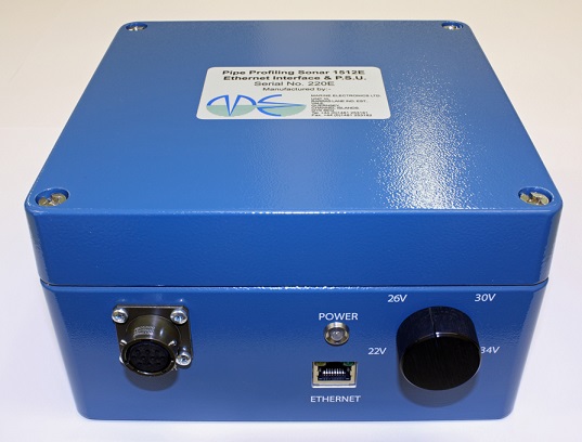 1512E Pipe Profiling Sonar Ethernet Interface and Power Supply Unit.